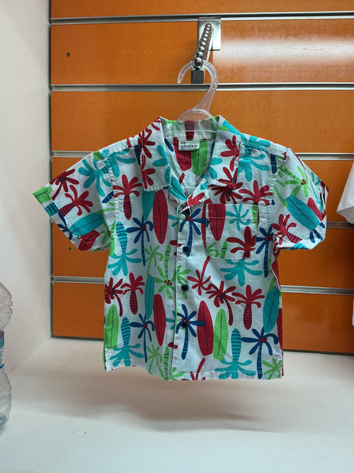 Camisa bebé Losan tropical palmeras — fotografía del producto