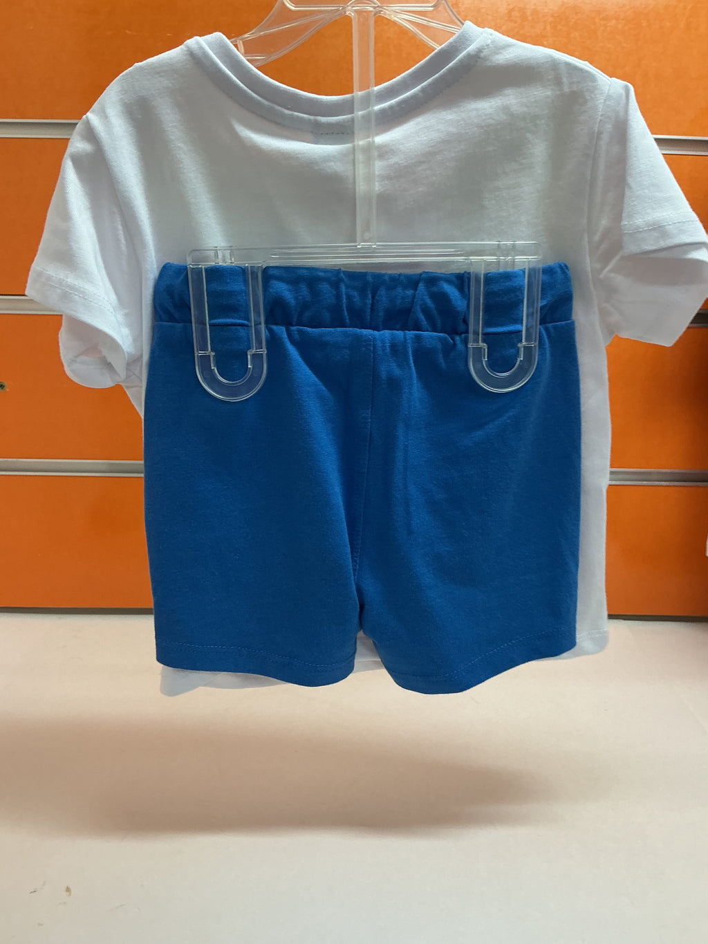 Conjunto bebé Tuc Tuc tropical blanco y azul — fotografía del producto