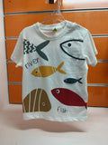Conjunto bebé peces blanco y rojo — fotografía del producto