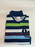 Pijama niño rayas azul Canadian Brand — fotografía del producto