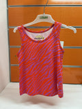 Camiseta niña Losan tirantes animal print naranja — fotografía del producto