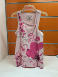 Camiseta niña Losan tirantes rosa flores — fotografía del producto