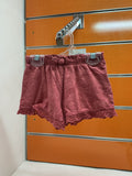 Short niña rosa empolvado con puntilla — fotografía del producto