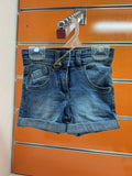 Short vaquero niña azul denim — fotografía del producto