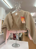Bolero de punto beige Sisa para bebé, talla 18 meses
