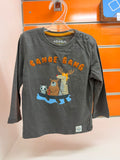 Camiseta bebé Losan gris Canoe Gang de manga larga