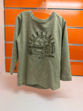 Camiseta bebé Losan caqui Adventure Awaits, talla 24-36 meses