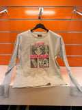 Camiseta juvenil Losan gris de manga larga con estampado Teen Spirit