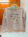 Camiseta niña Losan rosa Charming Moon, talla 2 años