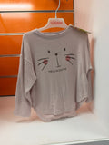 Camiseta niña Losan rosa claro Hello Cutie, talla 2 años