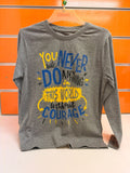 Camiseta niño Losan gris manga larga estampado Courage