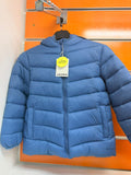 Chaqueta infantil Losan azul acolchada con capucha, talla 6 años