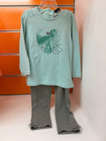 Conjunto bebé Losan aguamarina y gris 24 meses