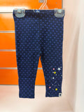 Legging bebé Tuc Tuc azul marino con lunares y estrellas, talla 9 meses