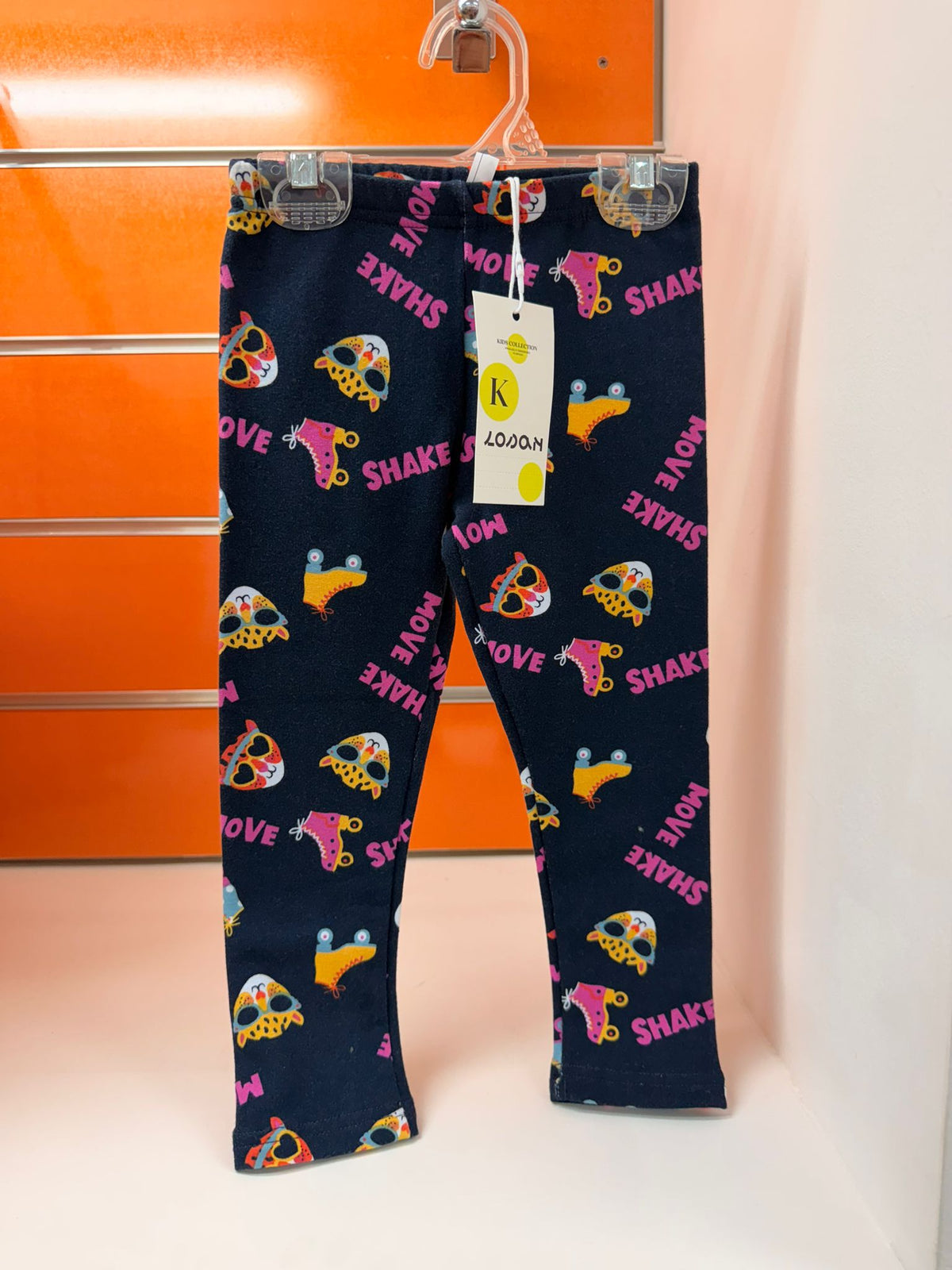 Legging niña Losan azul marino estampado roller, talla 2 años