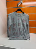 Camiseta gris manga larga I'm Not Perfect niño Losan