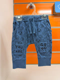 Pantalón bebé Losan azul estampado de emojis 3-6 meses