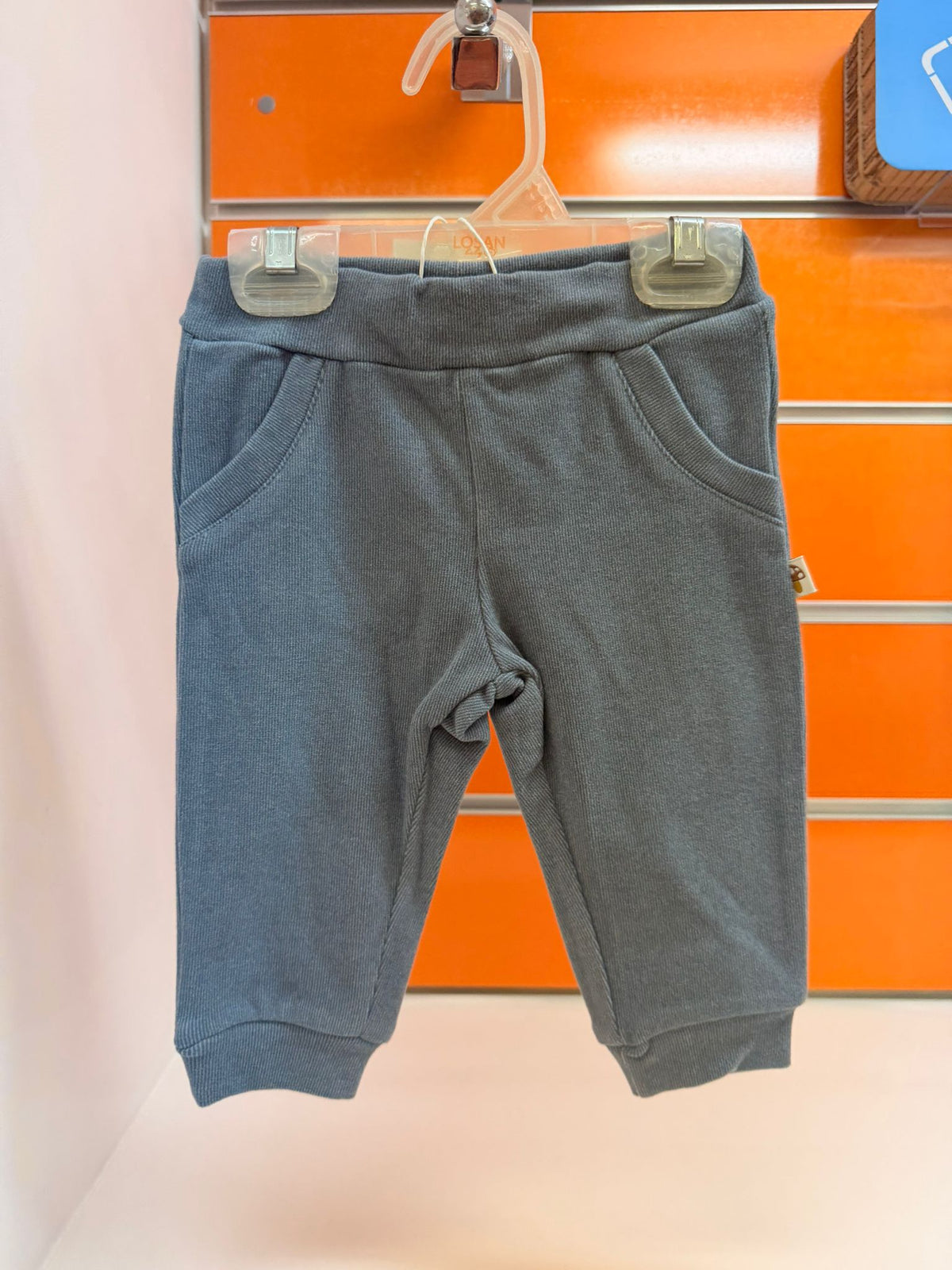 Pantalón bebé Losan gris Happy Forest, talla 3-6 meses
