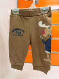 Pantalón bebé Losan marrón Reindeer Fun, talla 6-9 meses