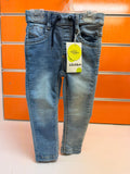 Pantalón vaquero niño Losan azul con rodilleras reforzadas, talla 2 años