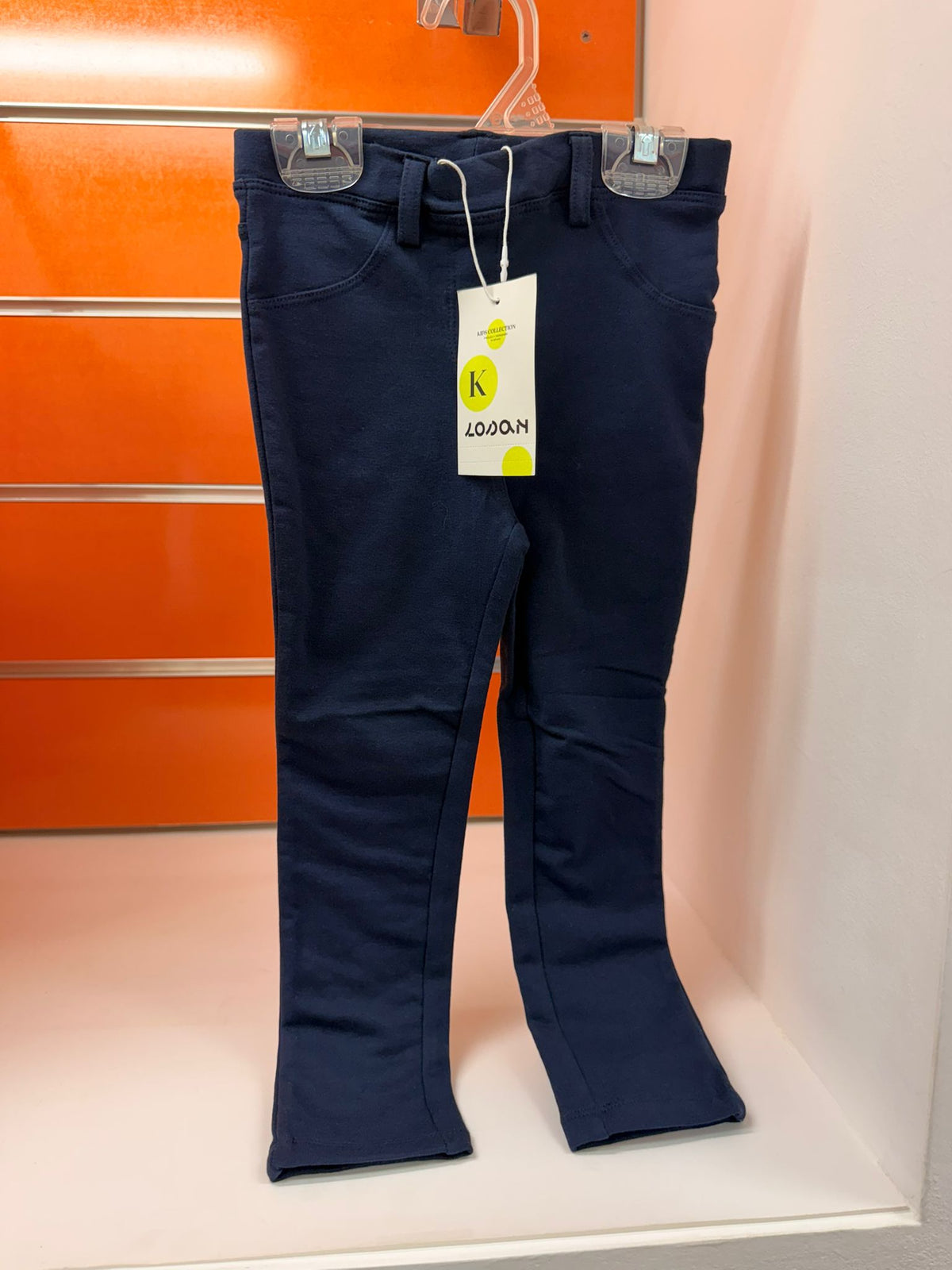 Pantalón niña Losan azul marino ajustado, talla 3 años
