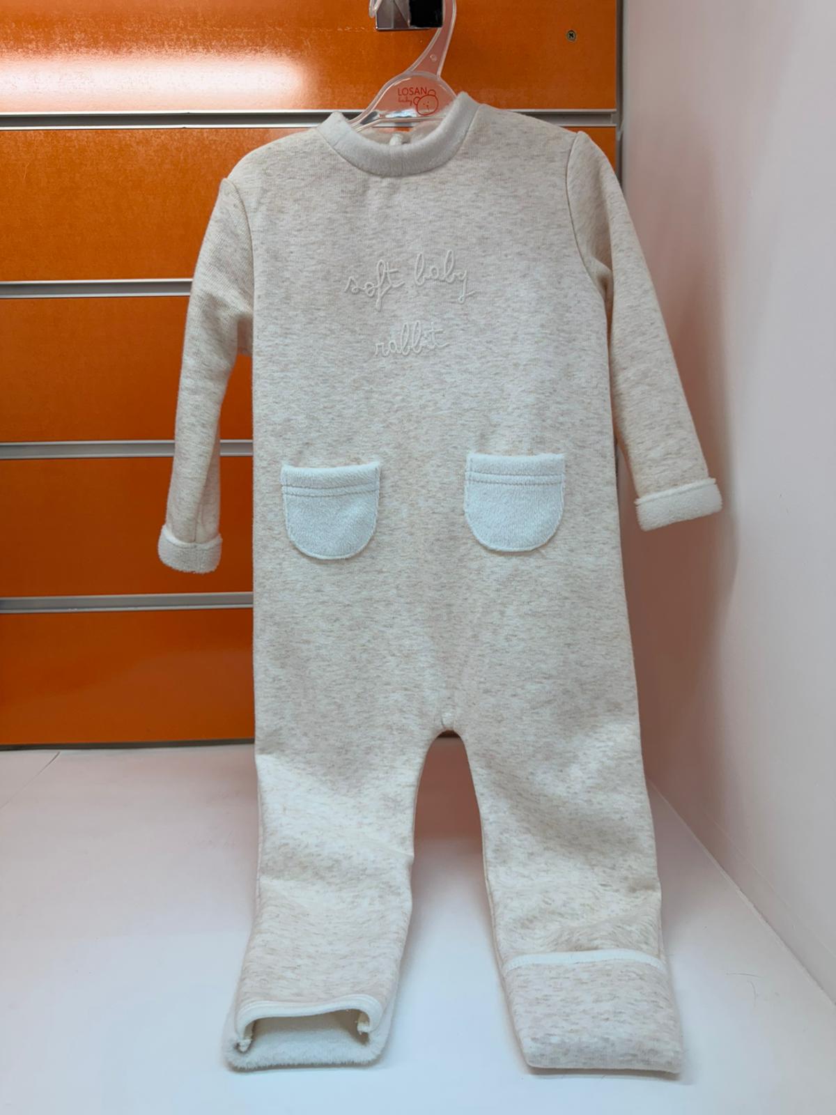Pelele bebé rosa vigoré Soft Baby Walk con bolsillos, talla 9-12 meses
