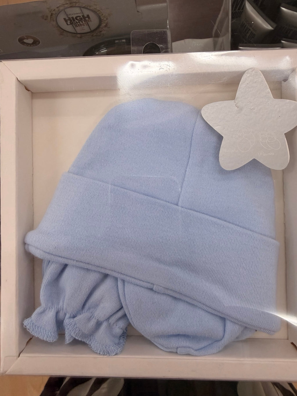 Set de primera puesta Duffi Baby de tres piezas en color azul