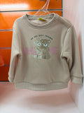 Sudadera beige para bebé Losan con ositos talla 9 a 12 meses
