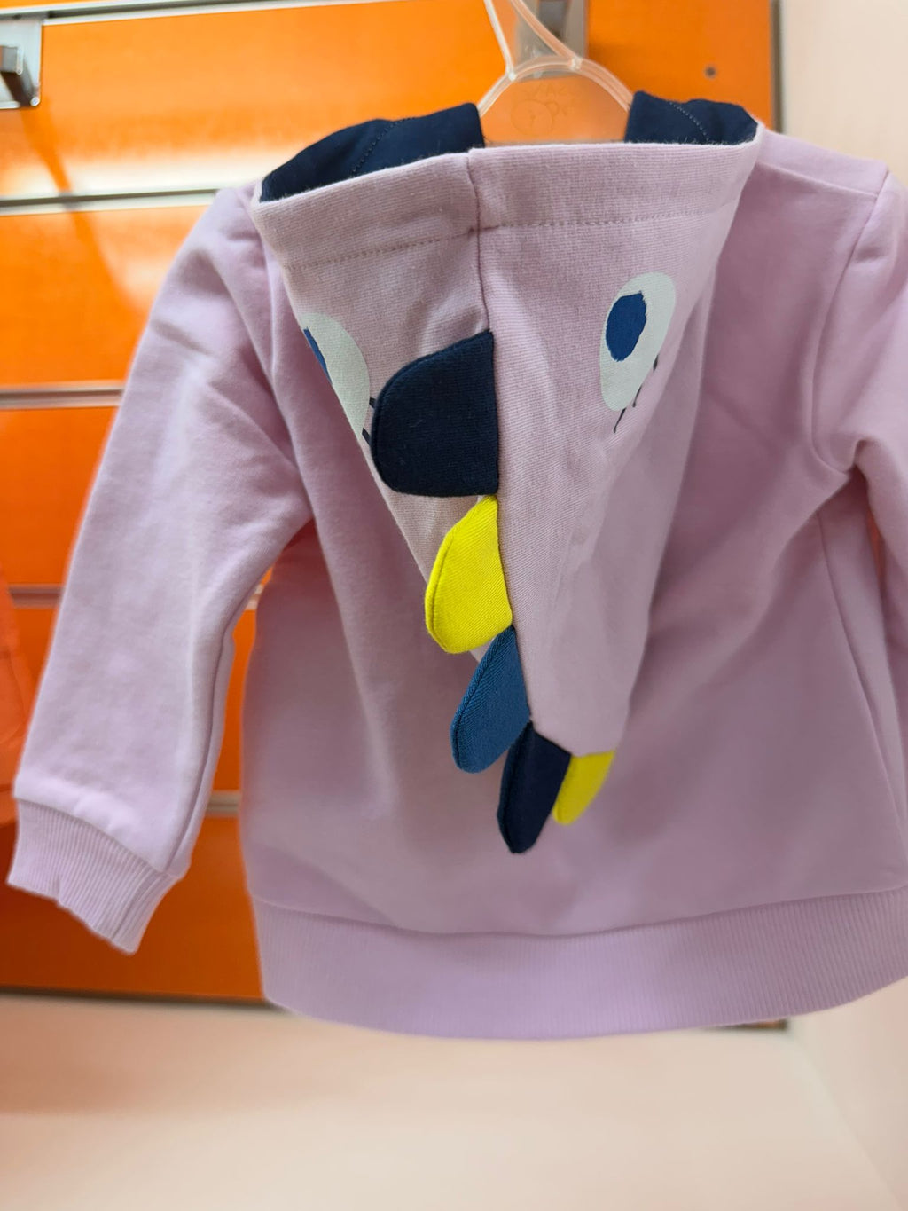 Sudadera bebé Tuc Tuc rosa Galaxy Friends con capucha, talla 9 meses, vista trasera